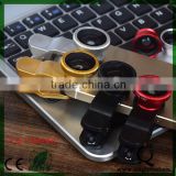 For smartphones iphone and Universal 3 in1 Camera Lens Kit for Smart phones