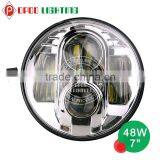 7 Inch Jeep Wrangler Headlight for Jeep and Motorcycle thumbnail-1