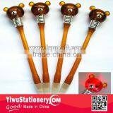Lovely Bear Lighting up Led Pen Knocking Led Pen
