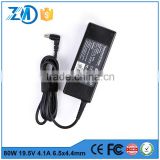 Power adapter rohs ac adapter 19.5V 4.1A 6.5*4.4 power supply adapter for Sony
