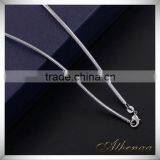 Simple White Color Copper Women Jewelry Thin Chain Necklace Designs thumbnail-3