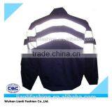 Black Reflective Tapes Safety Windproof Protective Coat thumbnail-4