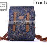 Large Capacity Unisex Handmade Canvas Laptop Bag & Backpack thumbnail-1