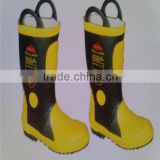 Comfortable Fireman's Rubber Boots for Hot Sale