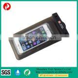 Pvc material waterproof case for mobile phone with Armband&headphone Jack