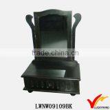 Wood Black Dressing Jewelry Mirror Cabinet Fuzhou thumbnail-1