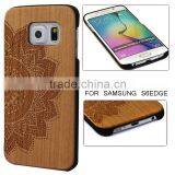 Pretty Laser Engraved Wood Back Cover For Samsung S6 /s6 Edge Plus Case thumbnail-2