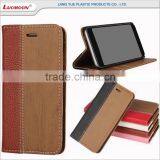 Color Matching Card Holder pu Leather Phone Case Cover for Huawei Mate 8 p9 Plus thumbnail-1