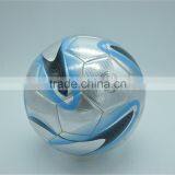 Soccer Ball , Custom Sliver Metallic PVC Leather Soccer Ball Football thumbnail-2