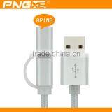 2016 PNGXE Latest Fast Charging Usb Charger Cable for Iphone6 and for Samsung S6 2 in 1 Usb Cable thumbnail-3