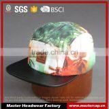 Hot Selling Flat Brim 5-panel Camper Cap of Beach Style thumbnail-1