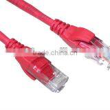 Vcom High Speed UTP Cat5e Patch Cord in Red