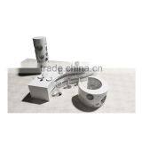 Modern Wooden Counter Cosmetic Display Mall Kiosk