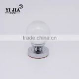 Round Shape Clear Chrome Finish Crystal Knobs for Doors thumbnail-6