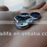 Metal-Resin Brass Buttons Shirt Cuff/ Colar Buttons in Pear Smoke Color in Size 18L thumbnail-1
