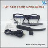 2016 Glasses Hidden camera invisible lens hole with removable battery arm