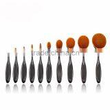 OEM Factory Naked Makeup Foundation Brush Your Own Brand Brush For Makeup Multi-Function Oval Toothbrush Makeup Brushes thumbnail-2