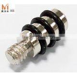 Furniture Cabinet Hardware Screw Shelf Supports With 8mm Pin