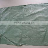 2012 green PP Woven bags for packing rubbish