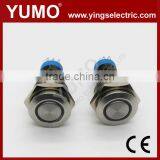 LA16JSF-11E Blue Push Button Monetary With Lamp Stainless Steel 12V DC thumbnail-5