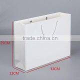 Biodegradable Promation Red Custom Made Paper Bags Packaging Bags With Cotton Handle thumbnail-6