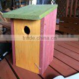FSCHandmade Eco-friendly Wooden Decorated Bird House thumbnail-1