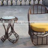 Outdoor Coffee Shop Wicker Table And Chairs Furniture thumbnail-5