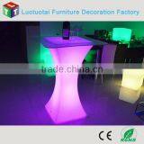 Led Cocktail Table Illuminated Light up High Top Square Led Cocktail Table thumbnail-2