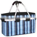 Store More Fashionable Colorful Supermarkt Shopping Basket With Lid thumbnail-3
