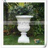 Fiberglass Popular Hot One White Classical Garden Flower Pot Molds thumbnail-4