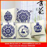 Vintage Blue White Porcelain Cushion Factory thumbnail-1