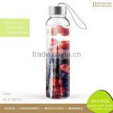 Borosilicate Heat Resistant Glass Travel Bottle BPA Free thumbnail-3