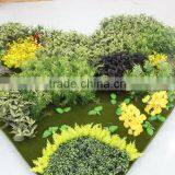 2015 Popular Artificial Green Wall Artificial Plant Wall Artificial Vertical Grass Wall thumbnail-3