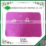 Cheap Colorful Red Laser Cut Felt Placemat thumbnail-6