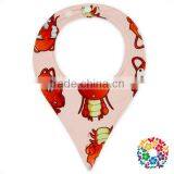 New Arrival Fabrics Two Snaps Adjustable Printing Custom Animal Baby Bibs thumbnail-6