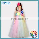 Latest Flower Birthday Dress For Baby Girl Party Dress Pictures thumbnail-1