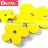 Wood Design 3d Wall Decal for Living Room Colorful Stickers for Home Decor Beautiful Wood Flower Sticker thumbnail-5