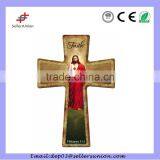 Ceramic Jesus Wall Cross Ornament Hanging thumbnail-3