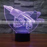 Touch Switch LED Light Home Decor Boys Gift 3D Vision Night Lamp thumbnail-2