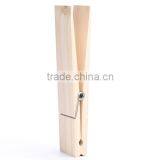 SUPER Jumbo Wood Craft Clothespin For Decoration thumbnail-1