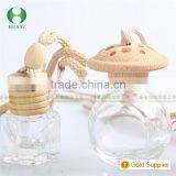 Latest Hot Selling Wooden Cap Car Hanging Perfume Glass Bottle thumbnail-1