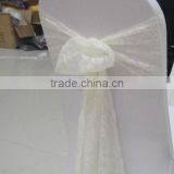 Ivory Lace Sash for Wedding Banquet Party thumbnail-4