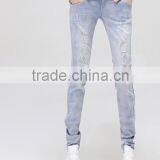 Autumn Latest New Design Women Funky Ripped Denim Jean Pants thumbnail-3