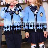 Kindergarten Clothing Spring and Autumn Wear School Uniforms Classes Spring British College Wind Children's Sweaters Set Custom thumbnail-5