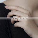 Exquisite Fashion Pure Gold Diamond Gold Wedding Ring thumbnail-6