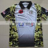 Mens Polo Shirts Customized Logo, Sublimation Buttons/Short Zippers Shirts thumbnail-3