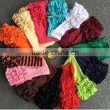 2017 Latest Kids Wear Leggings Custom Cheap Baby Clothes Cotton Ruffle Wholesale Girl Fashion Jogger Pants thumbnail-1