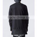 Custom Wholesale Blank Longline Sweatshirt Oversized Pullover for Men thumbnail-2