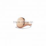 Simple And Elegant Rose Plated Big Ring thumbnail-1