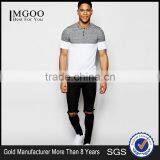 Factory Direct Wholesale Cheap Muscle Fit Knitted Polo In Colour Block Custom Logo Promotion T Shirt Polo China thumbnail-1